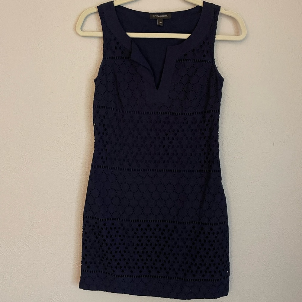 Banana Republic Navy Dress